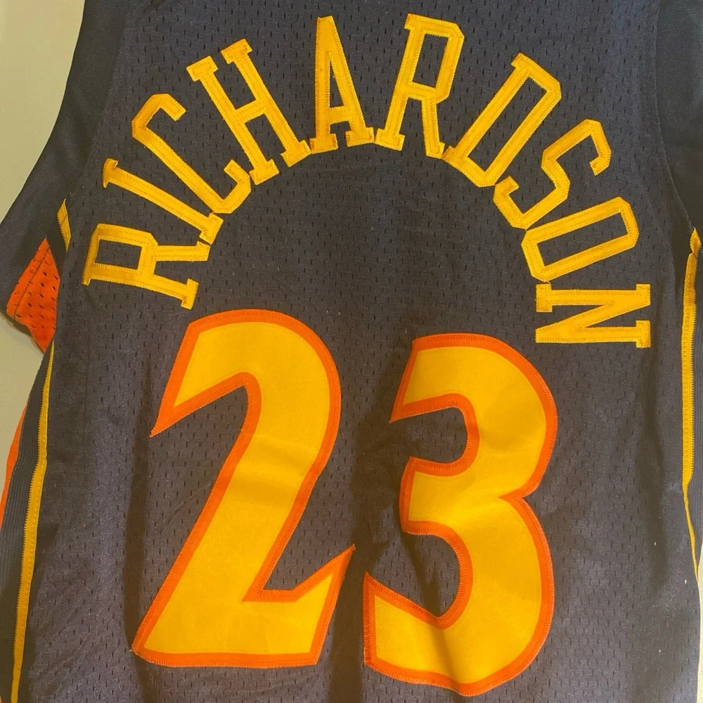 Adidas Golden State Warriors Med Length +2 Jason Richardson #23 Jersey Sewn VHTF